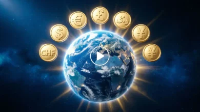 "إنفوجرافيك يظهر ترتيب أقوى 10 عملات عالمياً لعام 2026، يتصدرها الدينار الكويتي (KWD) والدينار البحريني (BHD)، مع عرض العملات الرئيسية الأخرى مثل الريال العماني، الفرنك السويسري، والدولار الأمريكي. يوضح الترتيب القيمة السوقية للعملات مقابل الدولار الأمريكي، ويقدم نصائح حول أفضل العملات للاستثمار في عام 2026 بناءً على الاستقرار والتوقعات الاقتصادية، مما يساعد المستثمرين على فهم اتجاهات العملات القوية والعملات المستقرة.