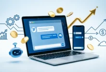 إنفوجرافيك يوضح 10 طرق بسيطة لكسب المال باستخدام ChatGPT لغير المتخصصين تقنياً.