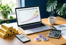 مستقبل عملة XRP، سعر الذهب 2026، الاستثمار في المعادن الثمينة، ريبل والبنوك، صناديق الذهب والفضة، تنويع المحفظة الاستثمارية.