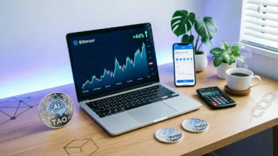 استثمار عملة TAO، مشروع Bittensor، الذكاء الاصطناعي والعملات الرقمية، تعدين TAO، توقعات سعر بيتنسور 2026، عملات AI Crypto.